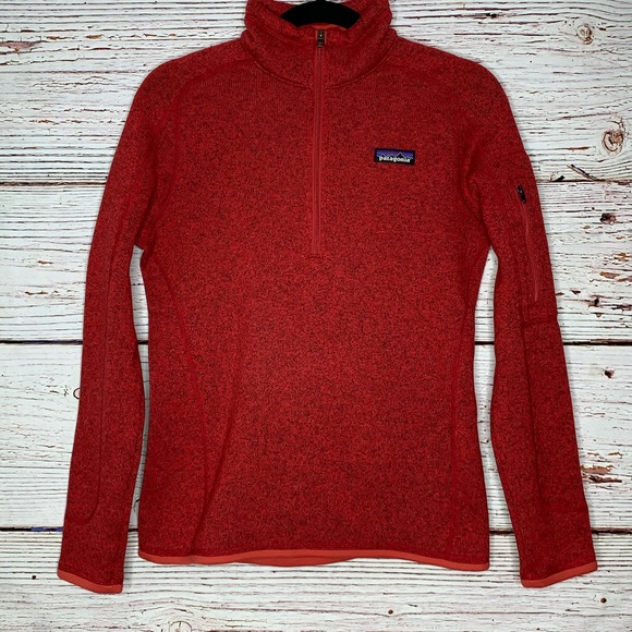Patagonia Better Sweater 1/4 Zip Fleece Cherry S - Picture 5 of 14